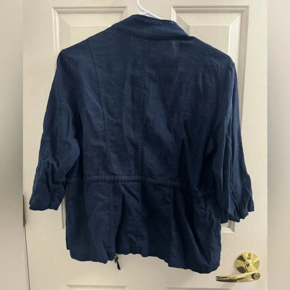 Christopher and Banks Petite 3/4 length sleeved jacket - Picture 5 of 6